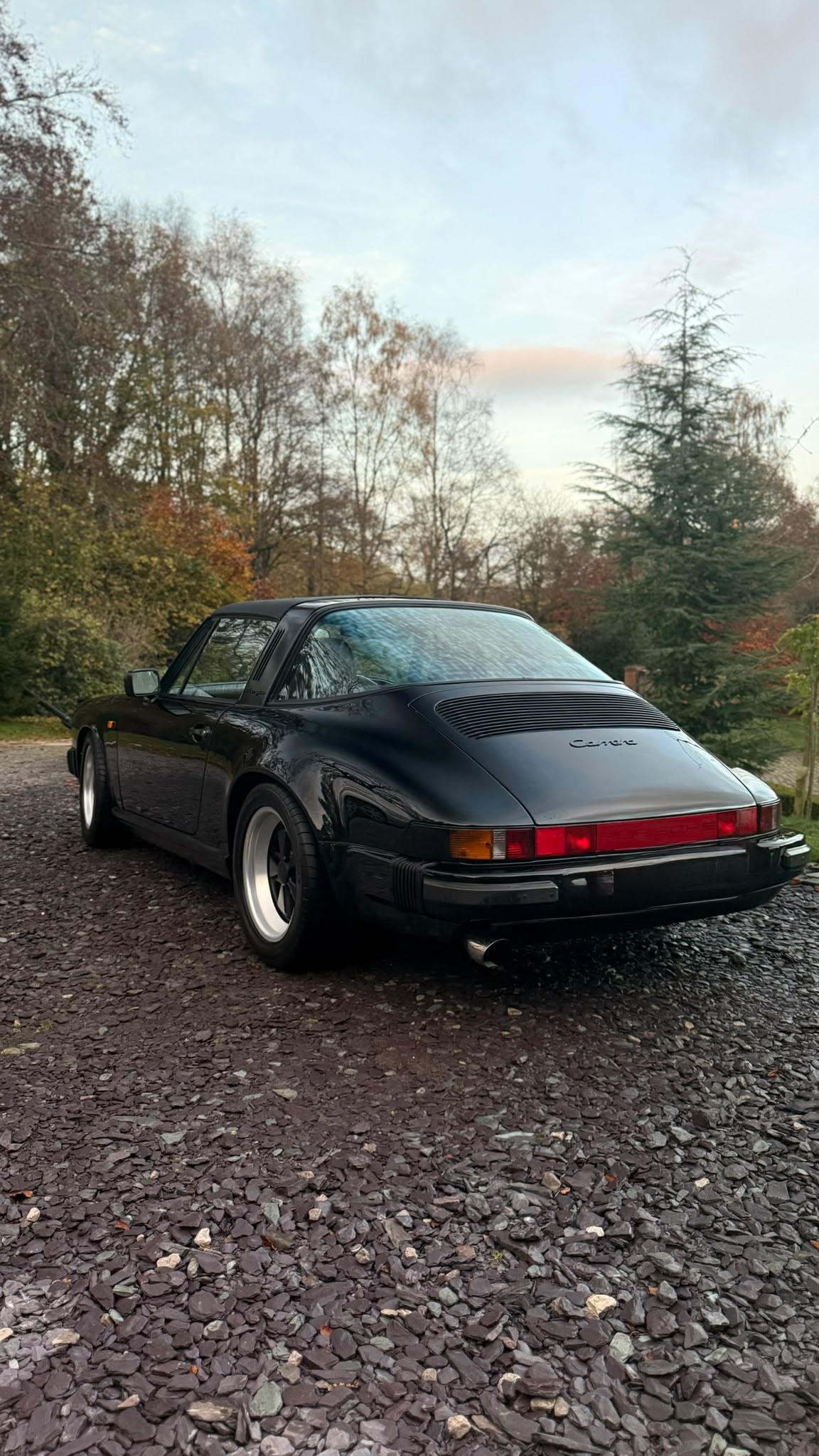 Detailed classic Porsche 911
